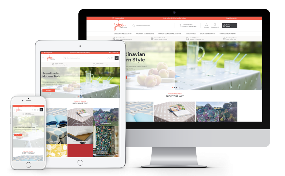 Jolee Fabric Magento Ecommerce