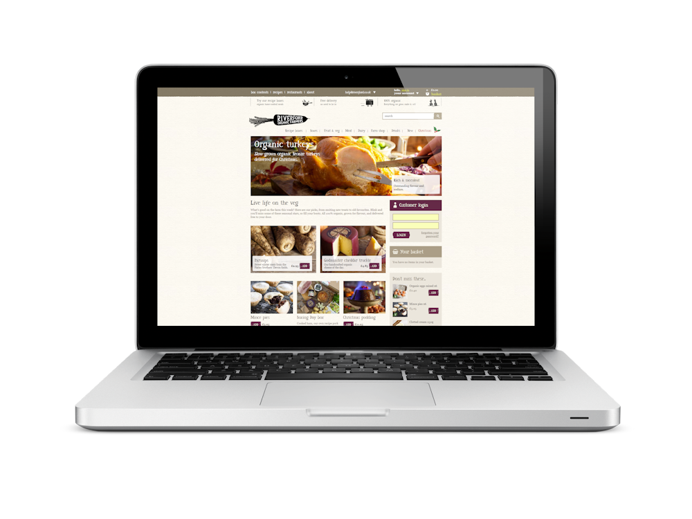 Riverford Food Delivery Ecommerce