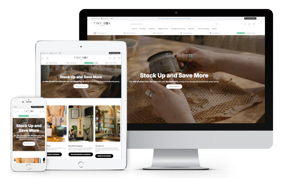 Tiny Box Company - Packaging Ecommerce