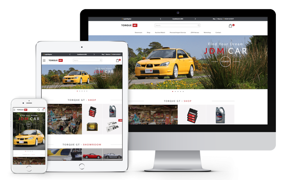 Torque GT Automotive Ecommerce