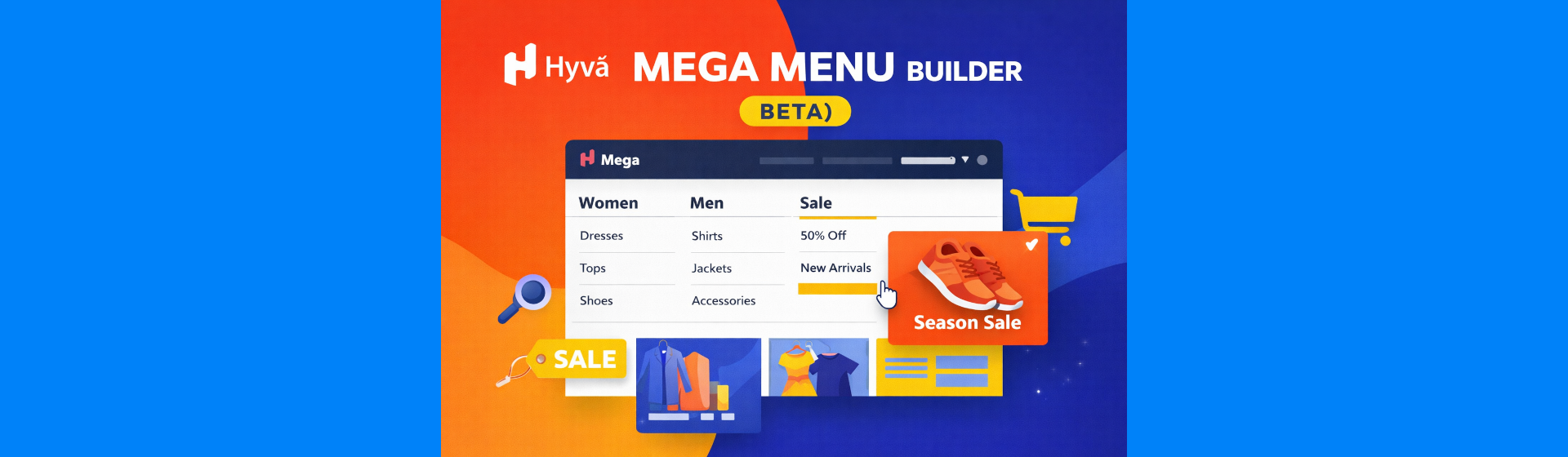 Hyvä’s new Menu Builder (Beta)